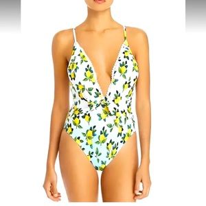 Nanette Lepore Gorgeous Lemon Bathing Swim Suit size medium